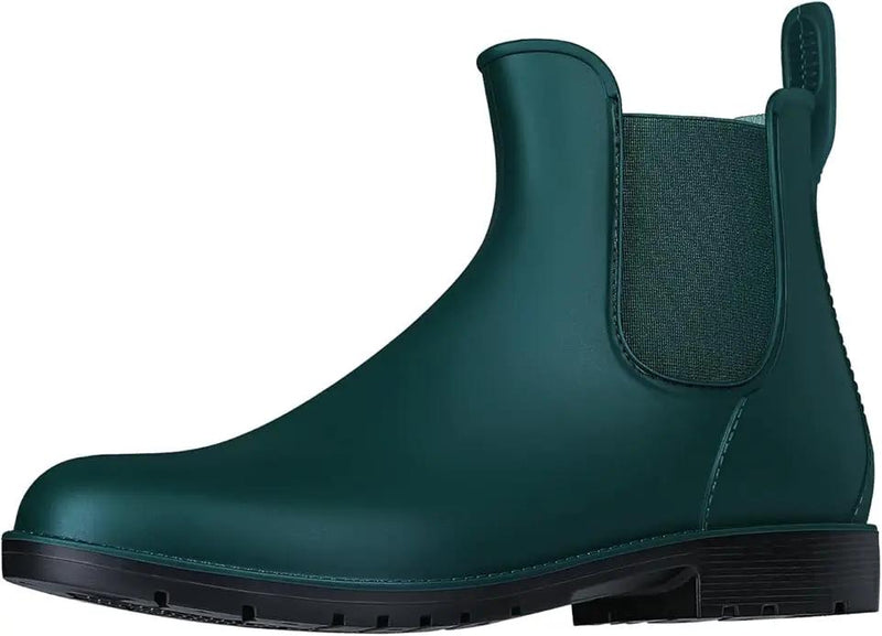 Asgard Women's Ankle Rain Boots Waterproof Chelsea Boots by GreenHaven Gardens