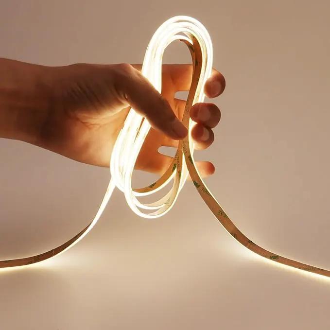 15M/49.2ft 24V COB LED Strip Light Waterproof IP65 Natural White 4000K Uniform Glow 5760LEDs CRI 93+ Flexible LED Tape Lights for DIY Cabinet Bedroom Kitchen Home Decor(No Power Supply) by GreenHaven Gardens