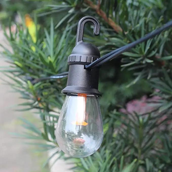 Luwint 27ft Solar String Lights - 12 Bulbs, Waterproof Fairy Hanging Lights for Outdoor Patio, Garden, Yard, and Deck Decoration - Solar Powered LED Lights by GreenHaven Gardens