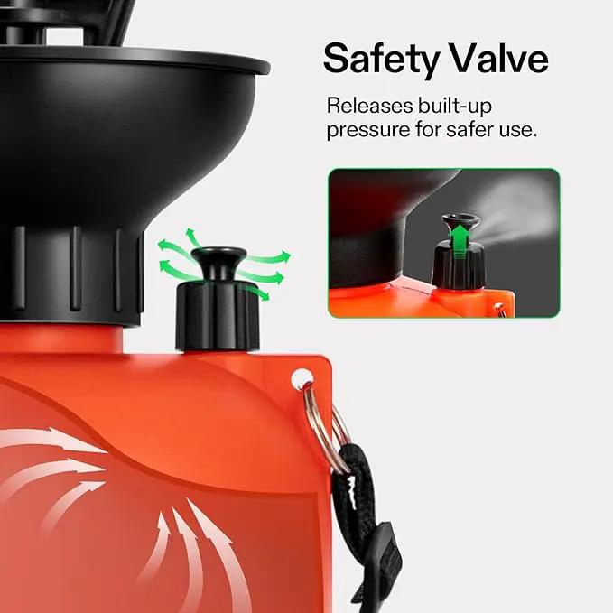 VIVOSUN 2.64-Gallon Pump Pressure Sprayer, Pressurized Lawn & Garden Water Spray Bottle with Adjustable Shoulder Strap, for Plants Spraying, Garden Watering and Household Cleaning by GreenHaven Gardens