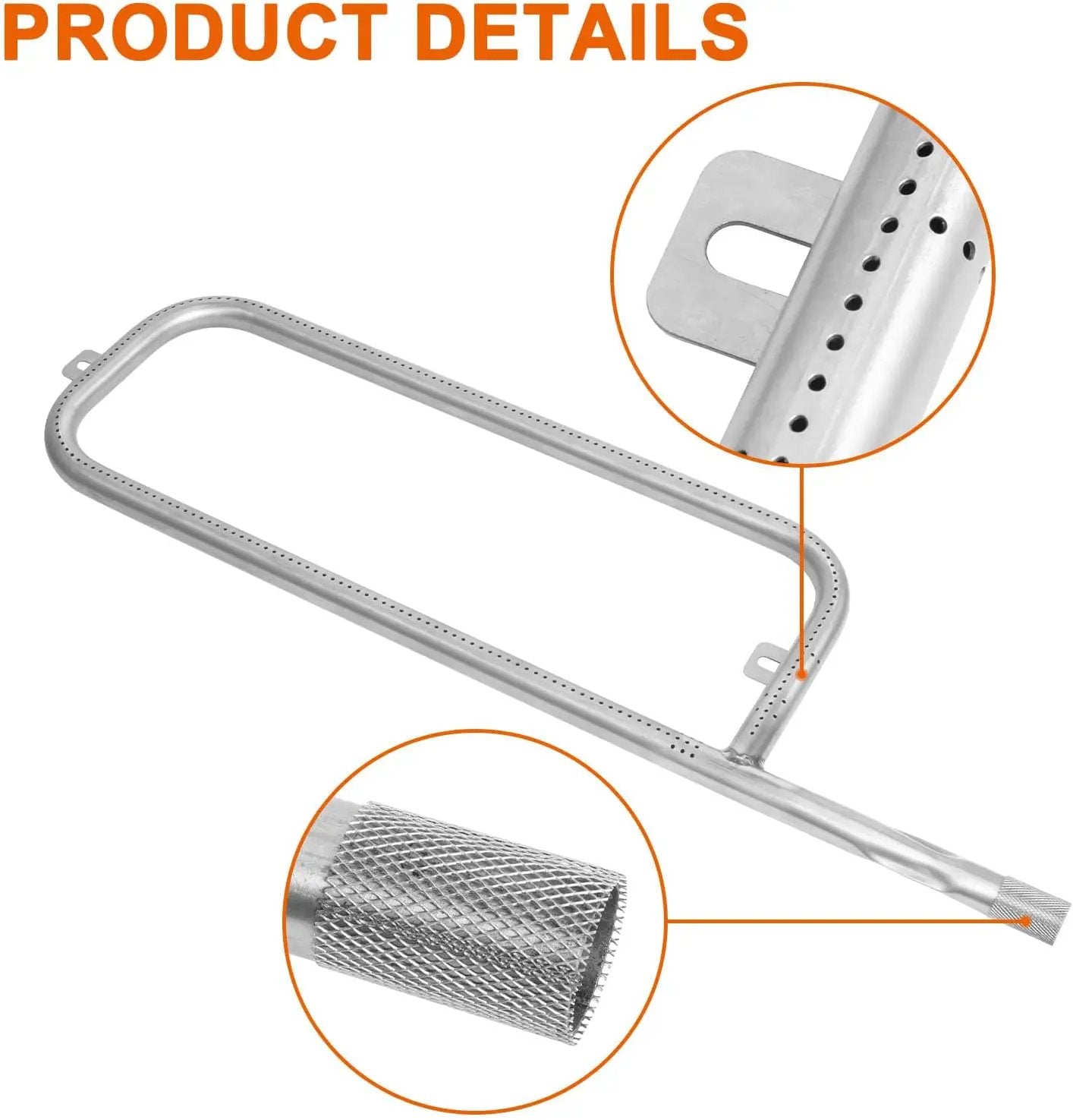 DELSbbq Burner Tube Kit for Weber Traveler Portable Gas Grill, Grill Burner with Ignitor Kit Replacement Part for Weber Traveler Portable Gas Grill 9010001, 19001, 80463 by GreenHaven Gardens