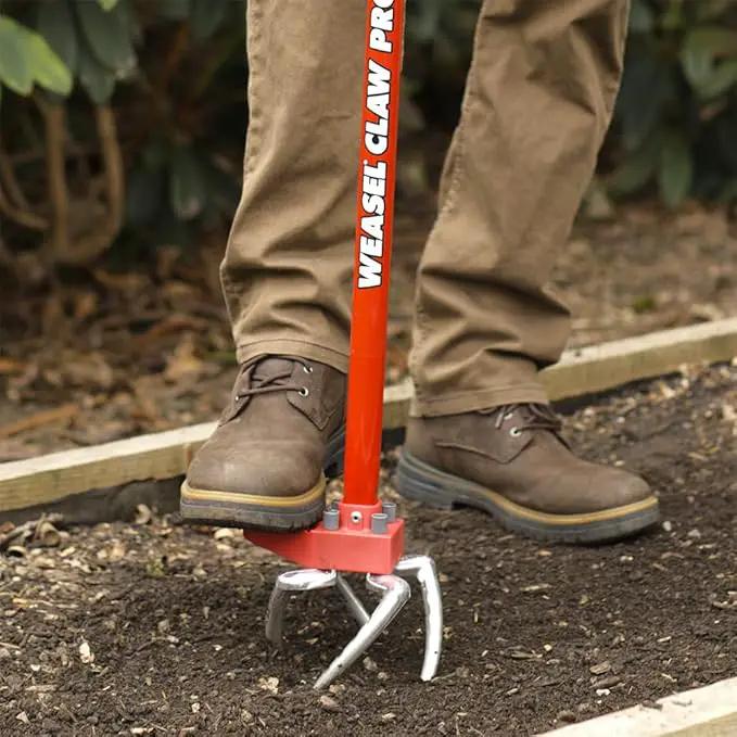 Garden Weasel Claw Pro – Black Grip | 3-in-1 Twist Tiller, Cultivator, Weed Puller & Soil Loosener | Gardening Hand Tool | 91336-A by GreenHaven Gardens