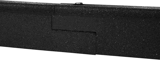 Playsafer Rubber Playground Border Edging Kit, 6' Flexible Heavy Duty Rubber Interlocking Playground Timber, No Dig Easy to Install (Black, 4 Pack) by GreenHaven Gardens