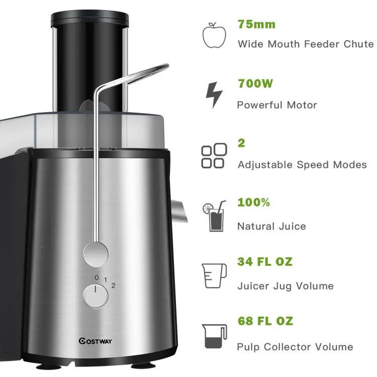 2-Speed Electric Juicer for Fruits & Vegetables by DirectDeals