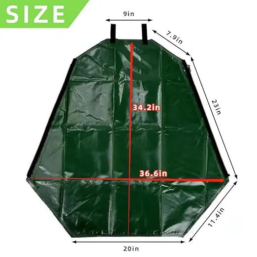 25 Pack Tree Watering Bag, 20 Gallon Slow Release Watering Bag for Trees, Premium PVC Shrub Watering Bag with Heavy Duty Zipper, Sturdy Reusable Drip Irrigation Bag by GreenHaven Gardens