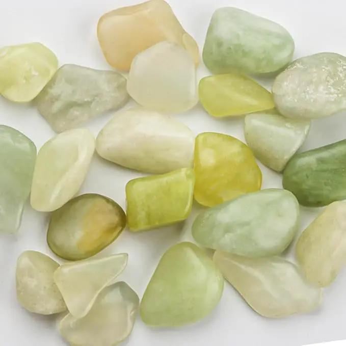 River Rocks 5 Lbs, 3/8 Inch Jade Pea Gravel, Rocks for Plants Indoor, Stones for Garden Landscaping, Vase Filler, Smooth Gravel Filler for Succulents, Cactus, Fish Tank and Vases by GreenHaven Gardens