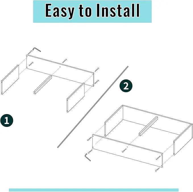 HDPE Raised Garden Bed 47.24 * 24.4 * 9.65 in,Vegetable Planter Bed Outdoor,Elevated Horticulture Planter Bed,Waterproof,Rot-Resistant and Non-Cracking Above Ground Garden Bed(Light Brown) by GreenHaven Gardens