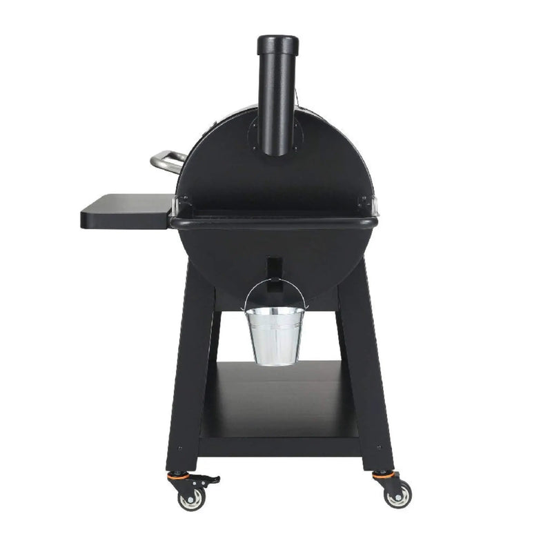 62-Inch Heavy-Duty Portable Wood Pellet BBQ Grill With Cart (SAK91308) by SAKSBY WHOLESALE