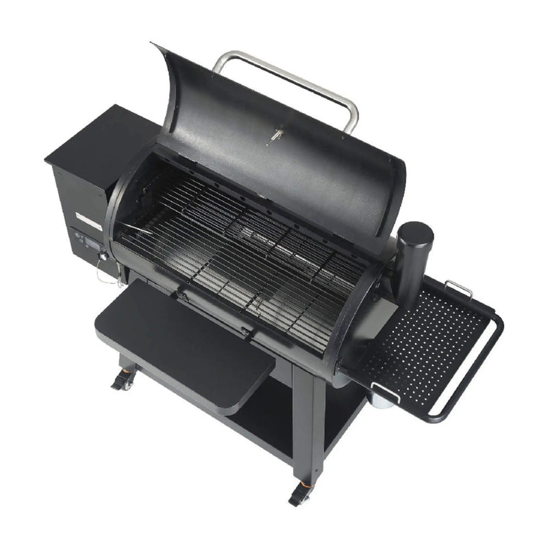 62-Inch Heavy-Duty Portable Wood Pellet BBQ Grill With Cart (SAK91308) by SAKSBY WHOLESALE