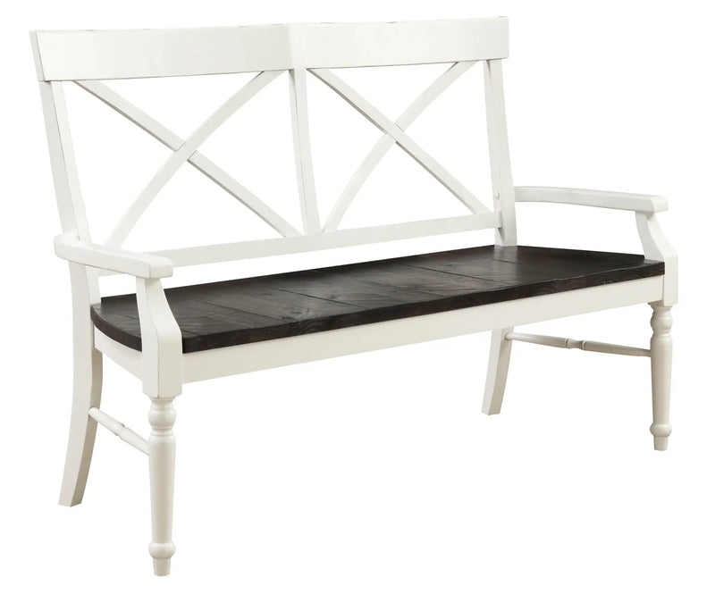 Mountina - Bench - Brown / White by HouseOfZazla