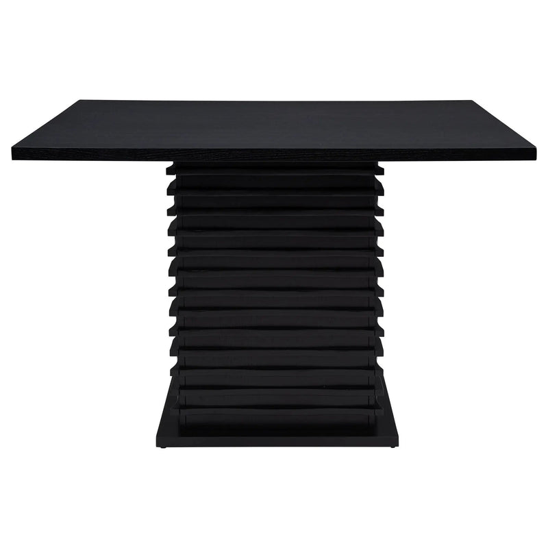 Stanton Square 54-inch Counter Height Dining Table Black by Unique Piece Furniture
