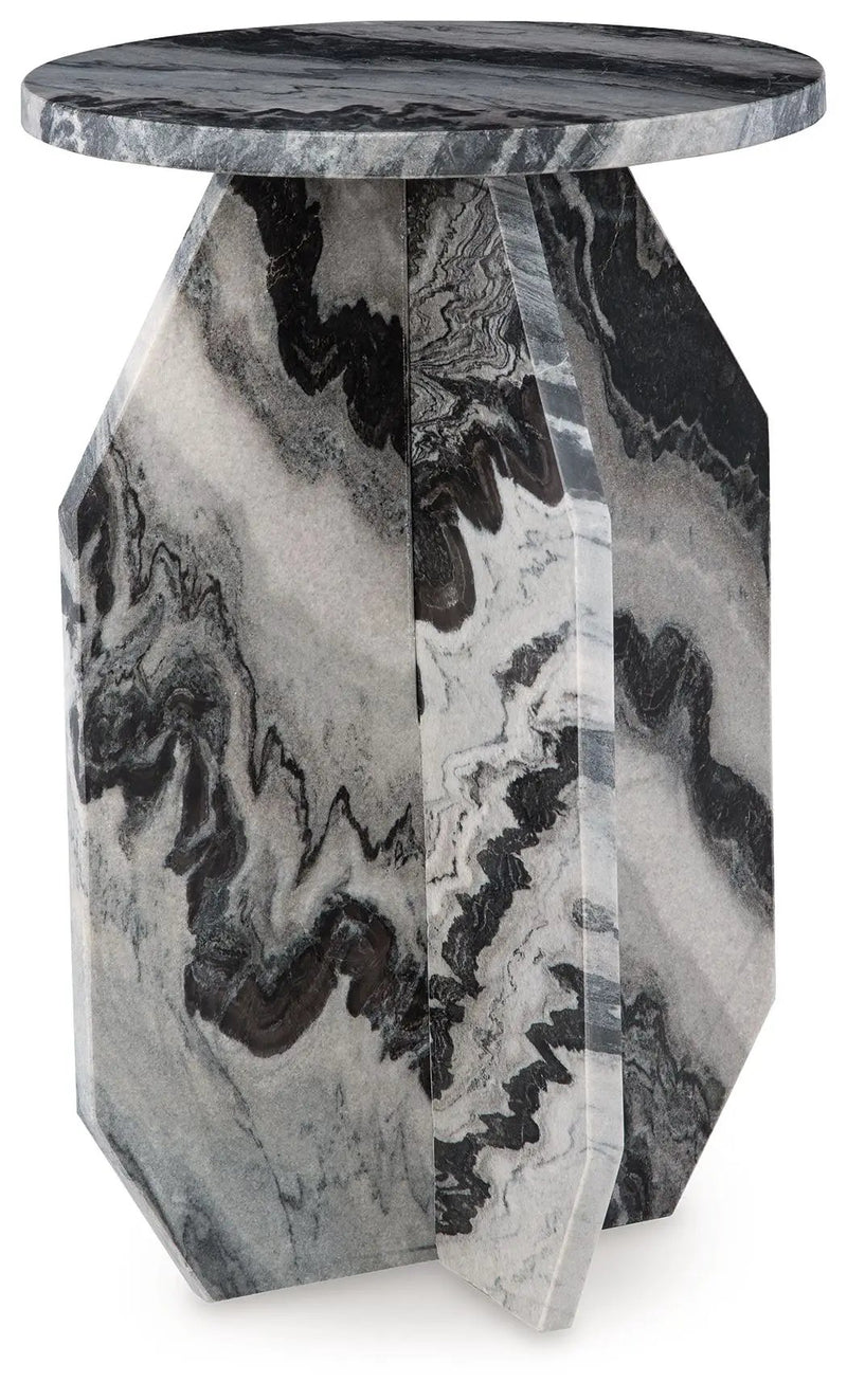 Wrenlane - Accent Table - Black / White / Taupe by Unique Piece Furniture