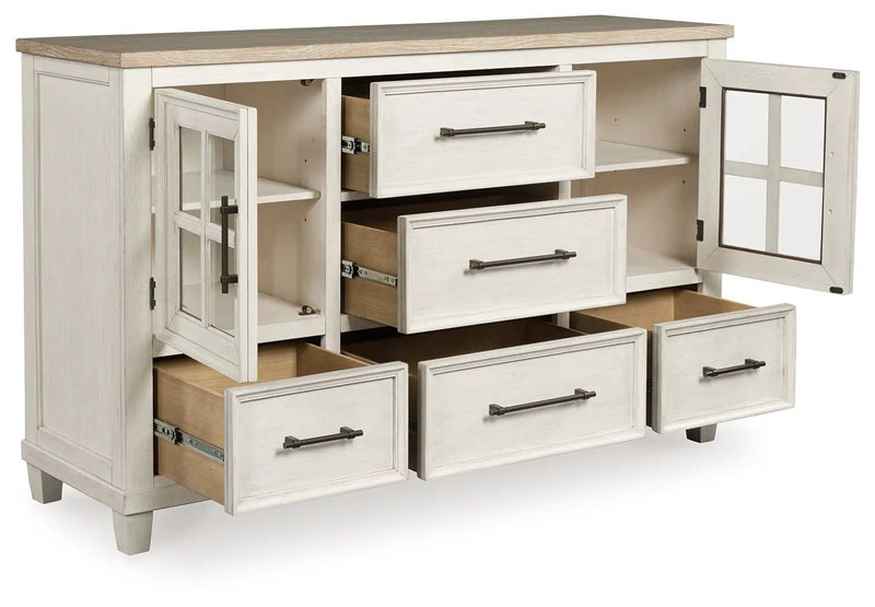 Shaybrock - Dresser - Antique White / Brown by Unique Piece Furniture