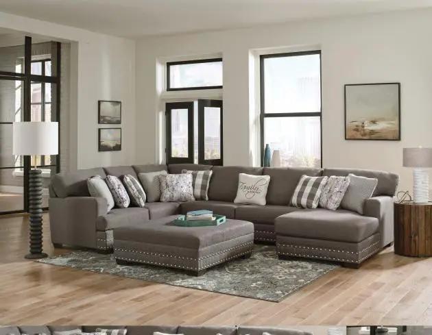 Crawford - Cocktail Ottoman - Dark Gray by Unique Piece Furniture