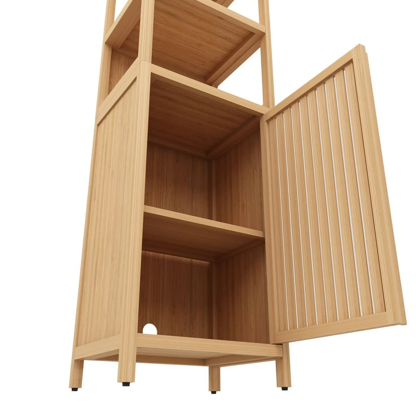 Storage Cabinet With Tall Tower, Multifunctional For Bathroom by HouseOfZazla