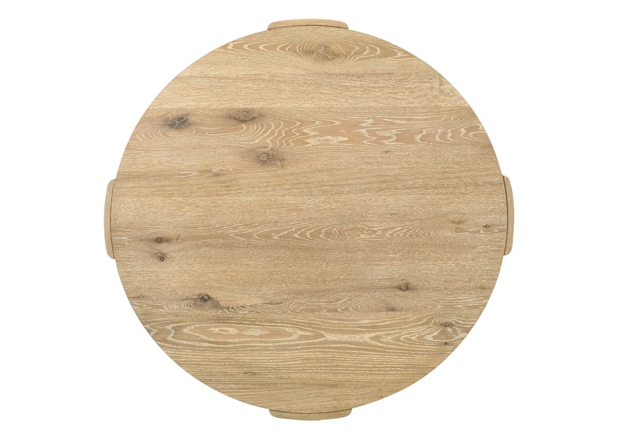 Bowen - Round Dining Table With Cream Color Upholstered Chairs (Set of 5) - Oak Finish by Unique Piece Furniture