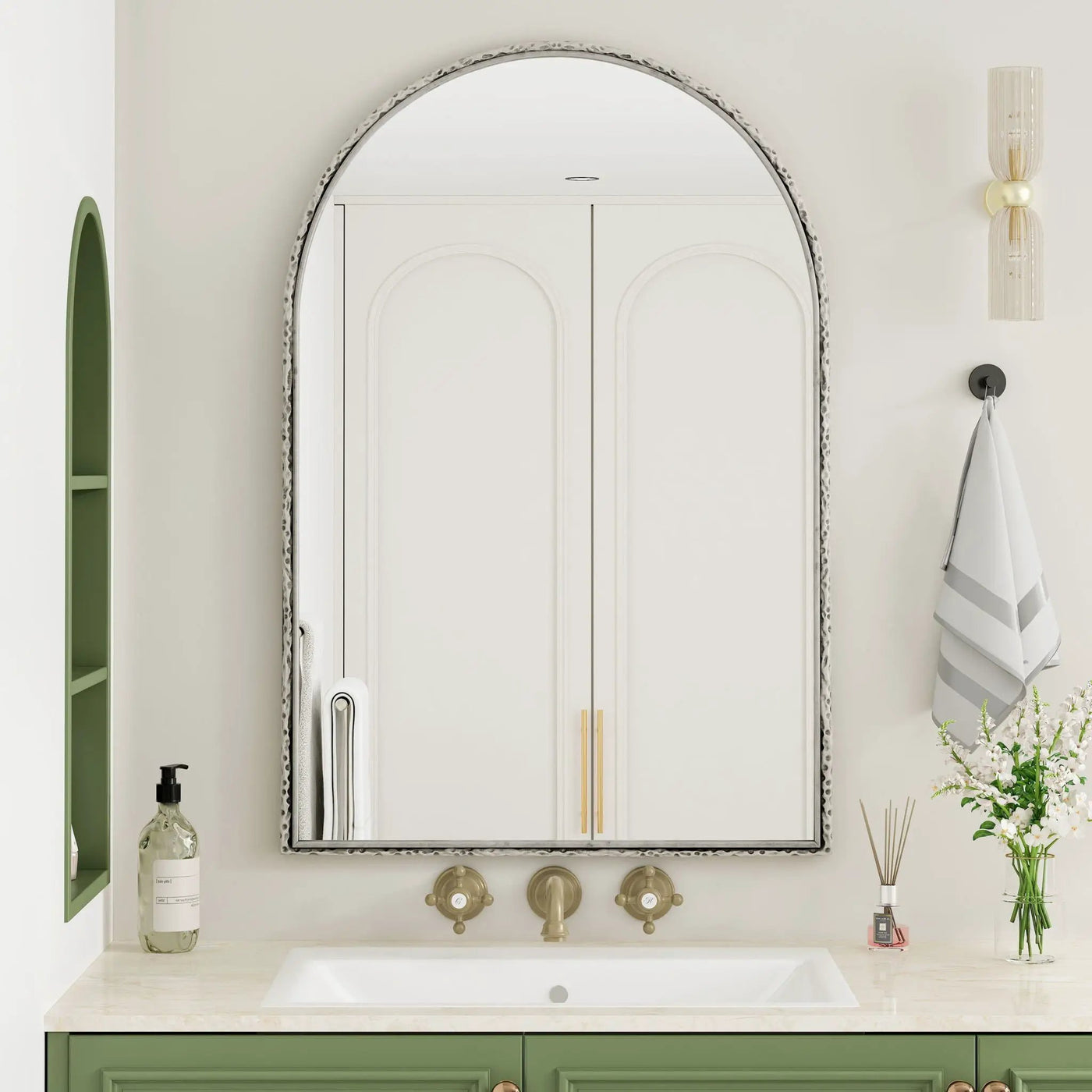 Arched Mirror With Shatterproof Glass by HouseOfZazla