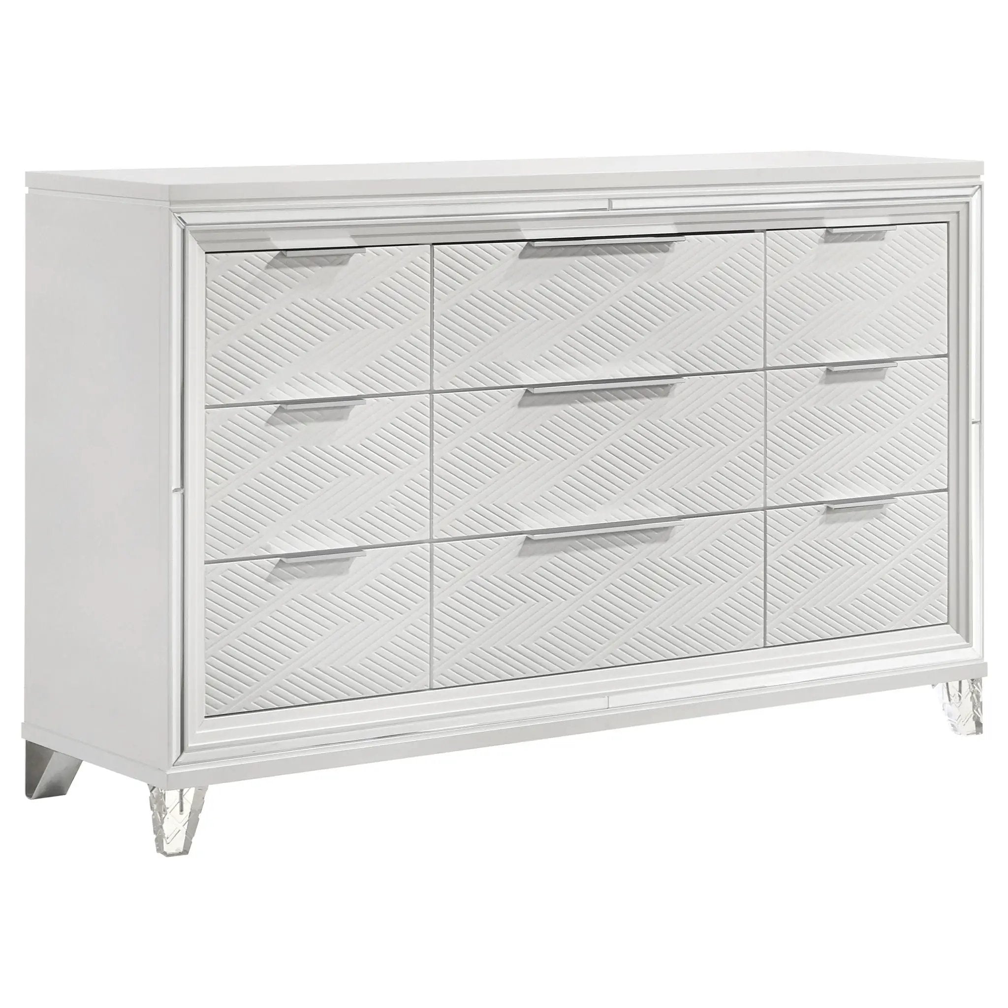 Marmore 5-piece Queen Bedroom Set White by Unique Piece Furniture