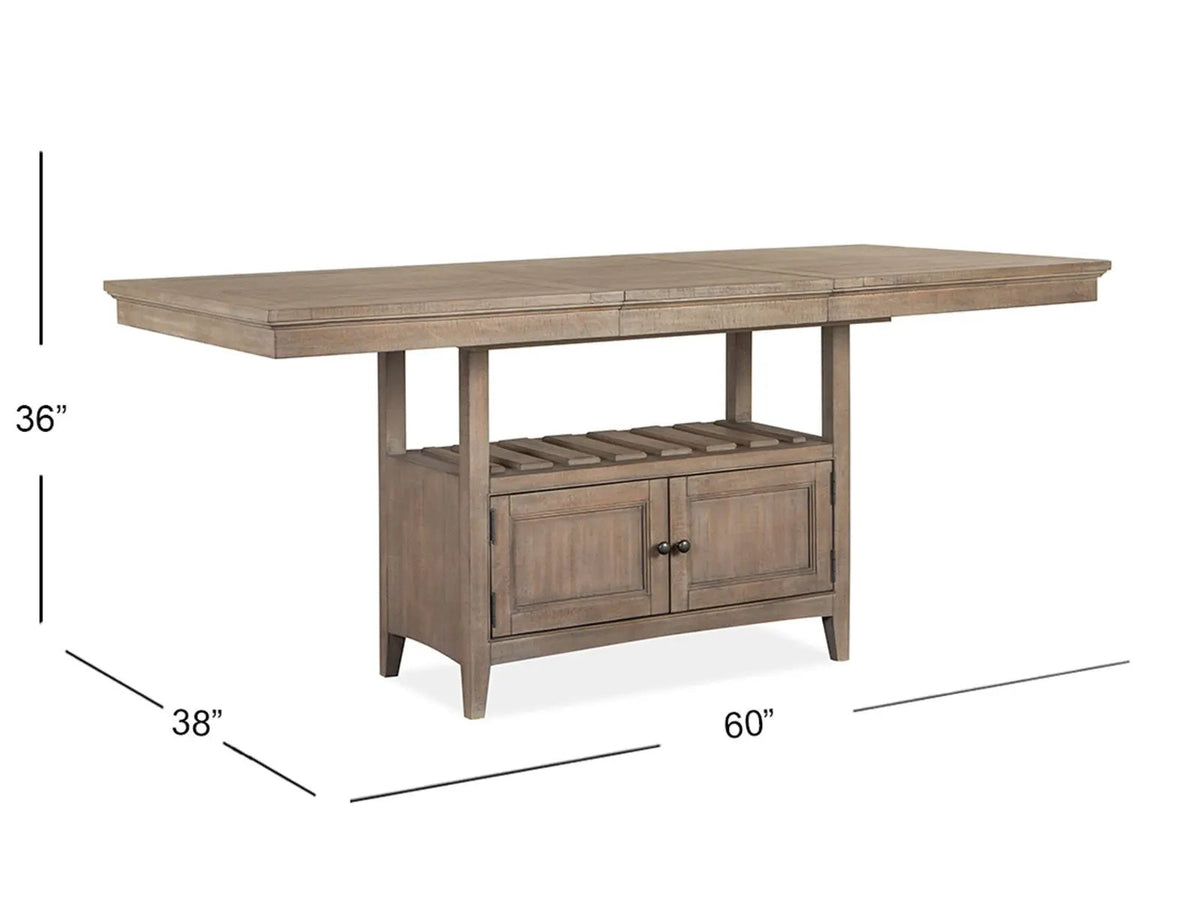 Paxton Place - Counter Table - Dovetail Gray, photo 3 of 7