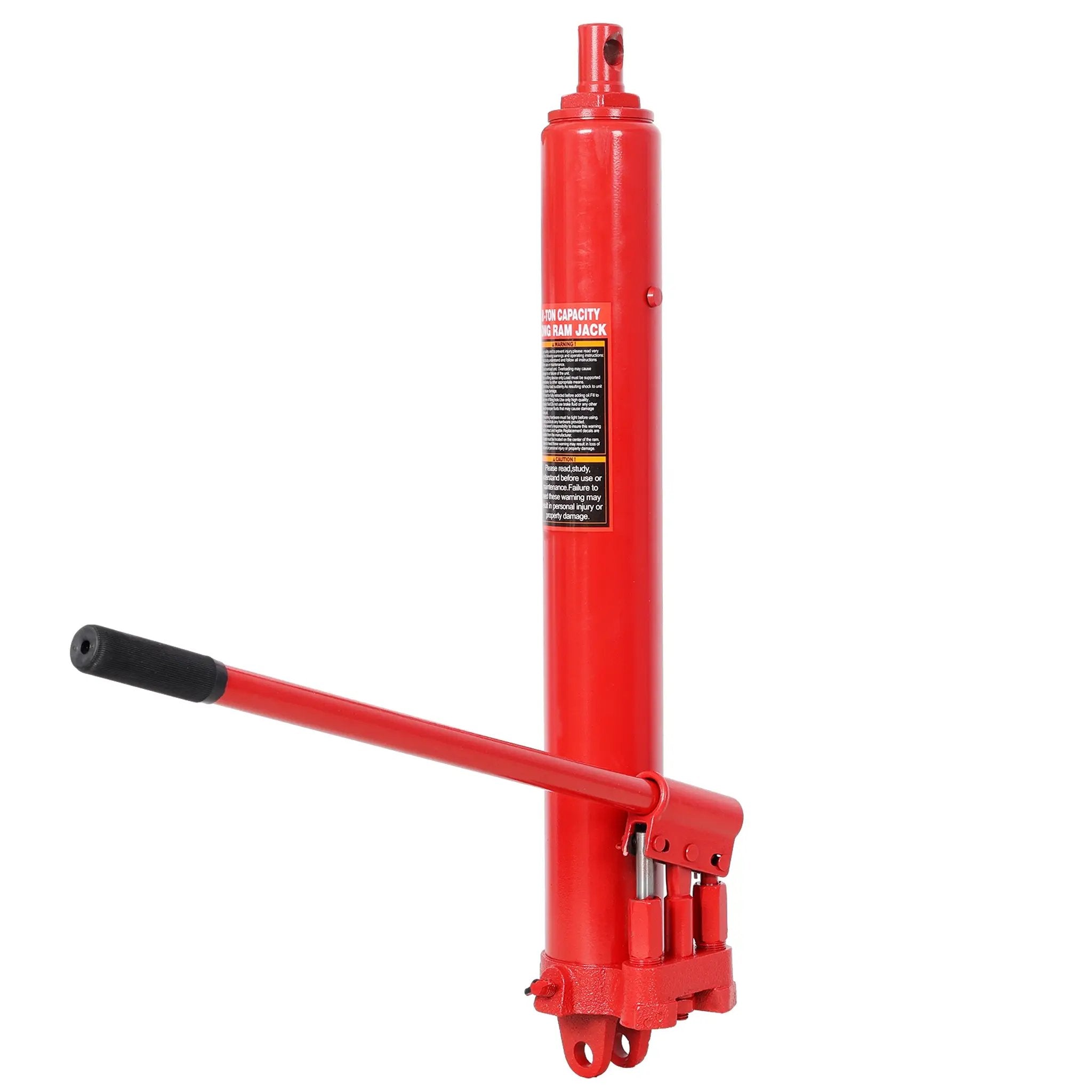 8 Ton Hydraulic Long Ram Jack - Dual Double Piston Pump, Clevis Base by HouseOfZazla