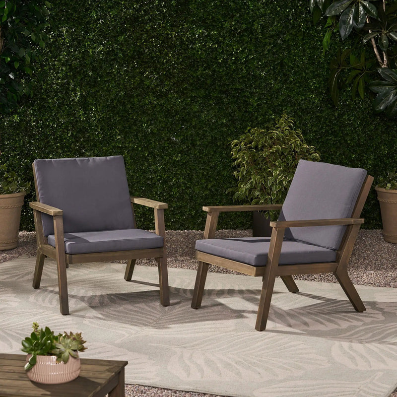 Outdoor Club Chair With Cushion by HouseOfZazla