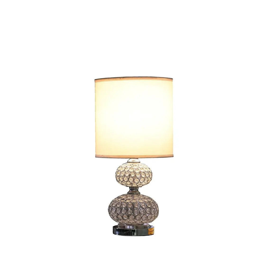 24" Chrome Filigree Cage Table Lamp by HouseOfZazla