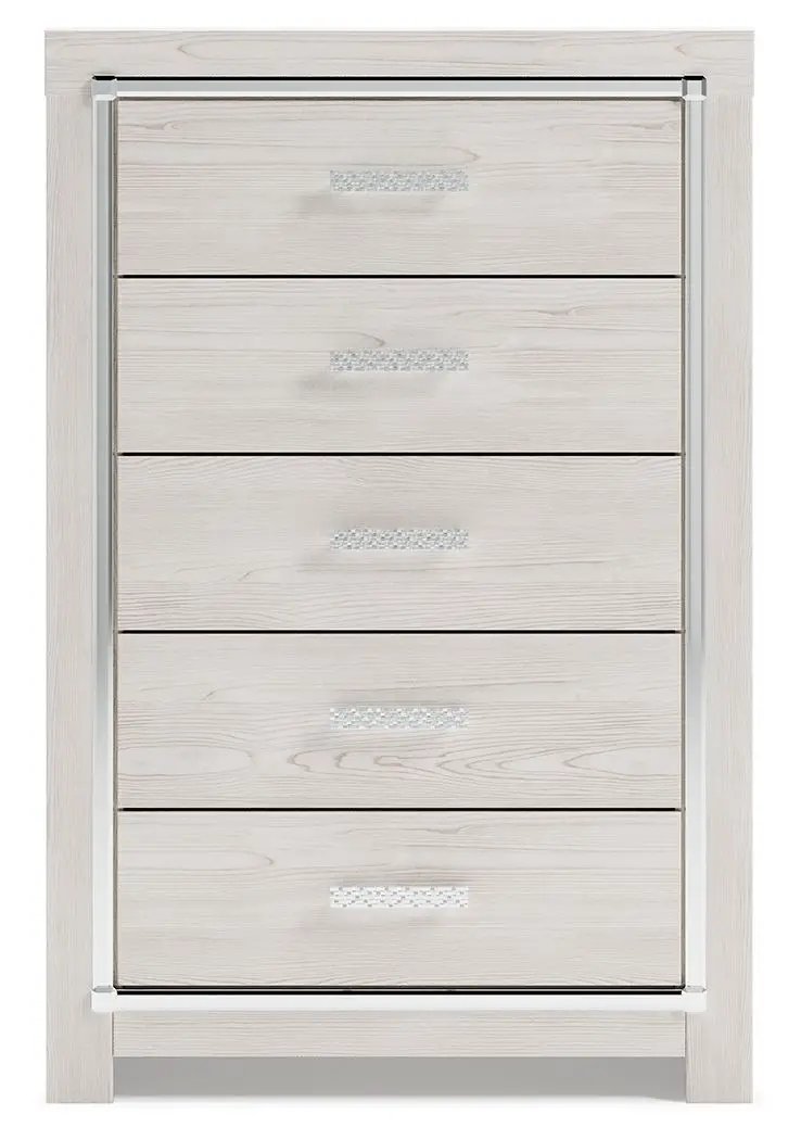 Altyra - Five Drawer Chest - White by Unique Piece Furniture