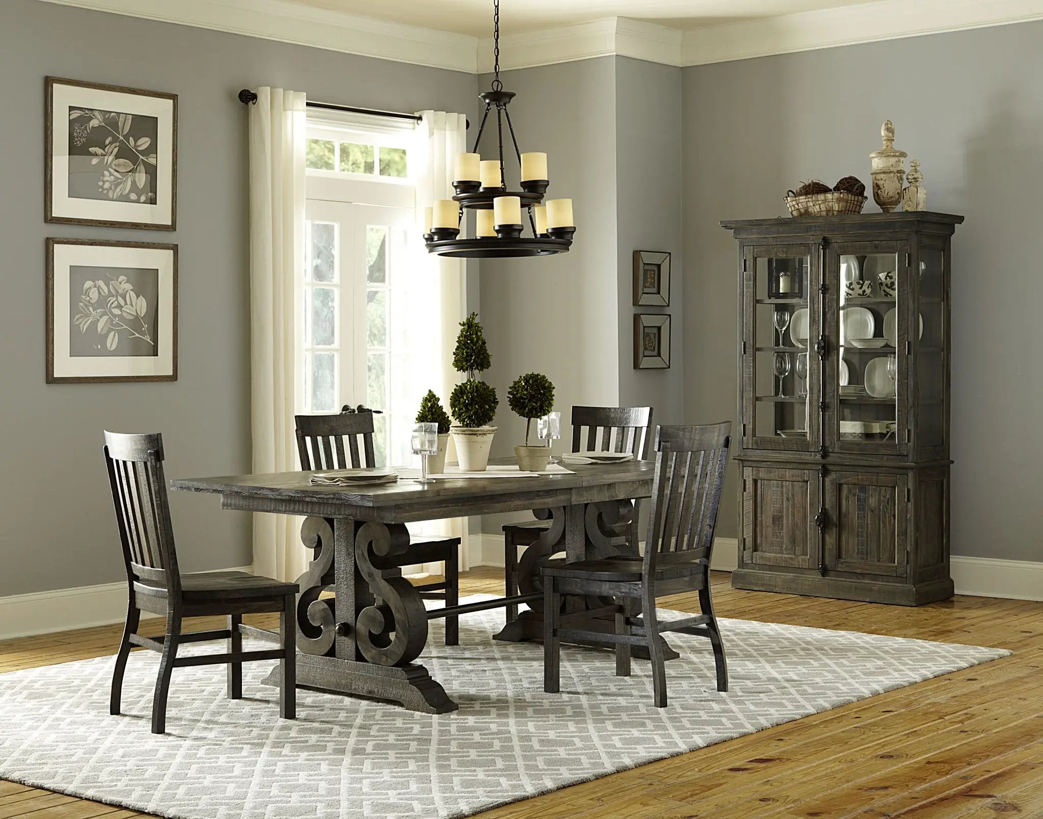 Bellamy - Rectangular Dining Table - Peppercorn by Unique Piece Furniture