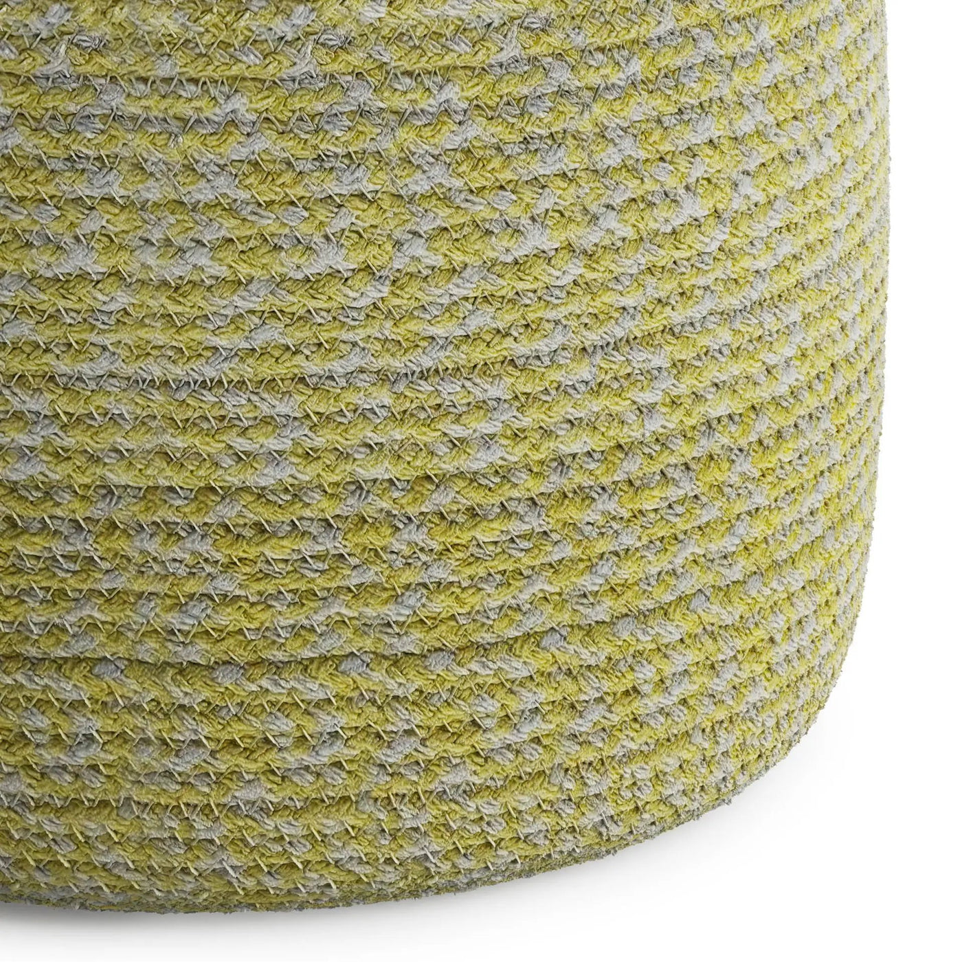 Bayley - Versatile Round Braided Pouf by HouseOfZazla