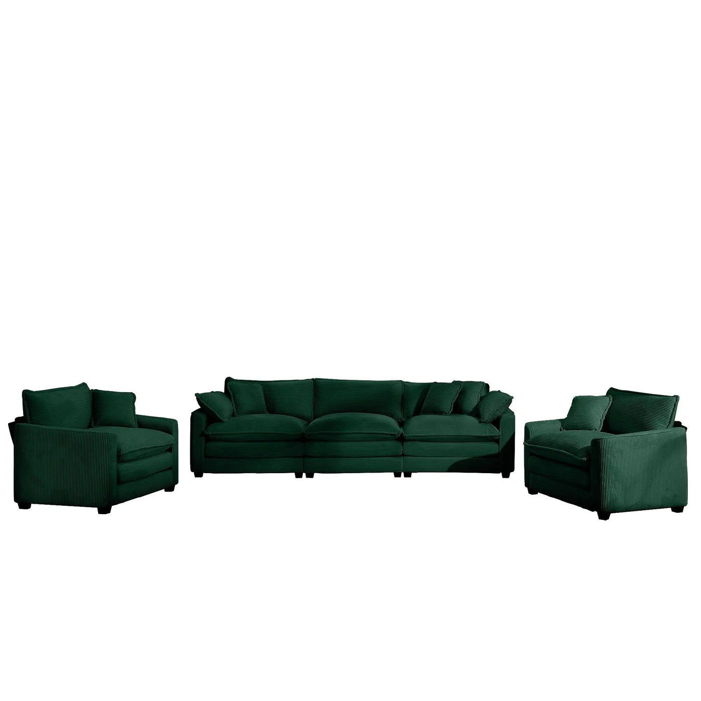 Elegant Oversized Sectional Sofa Set With Deep Seats And Flexible Layout by Unique Piece Furniture