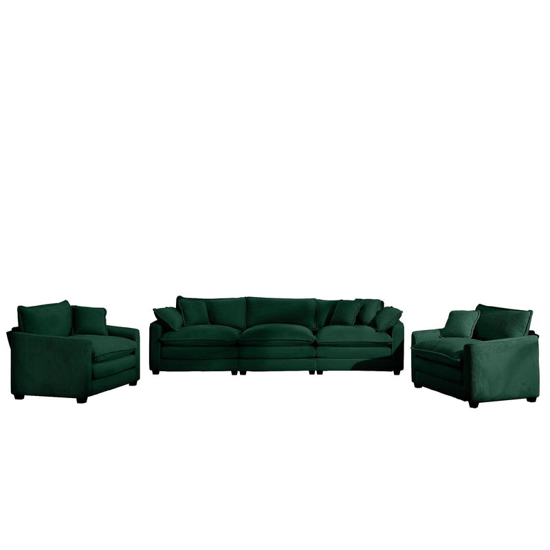 Elegant Oversized Sectional Sofa Set With Deep Seats And Flexible Layout by Unique Piece Furniture