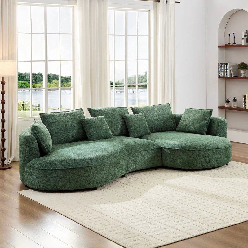 Oversized Sectional Sofa with Chaise by HouseOfZazla