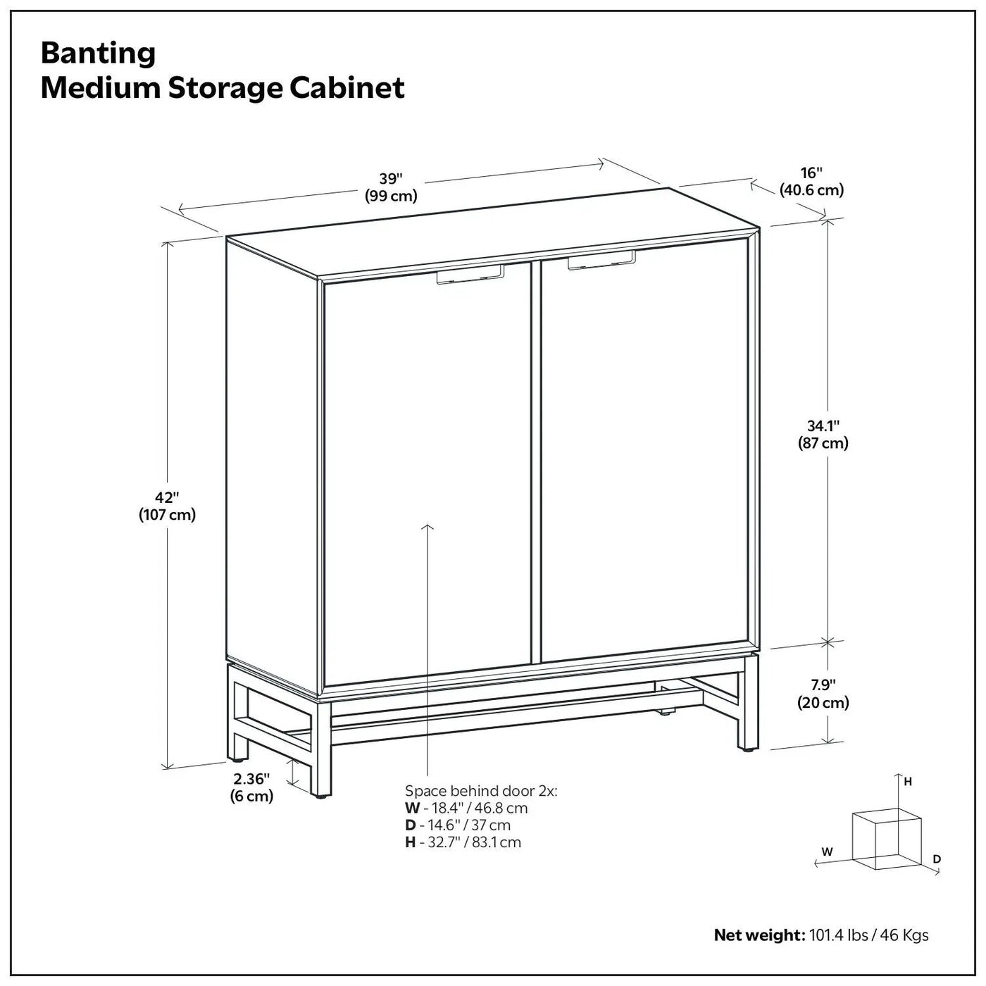 Banting - Storage Cabinet by HouseOfZazla