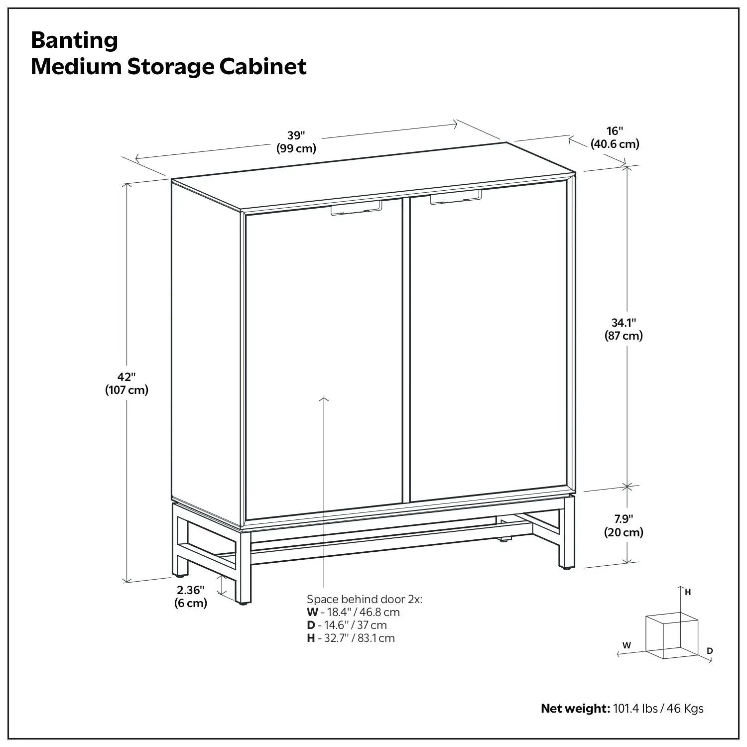 Banting - Storage Cabinet by HouseOfZazla