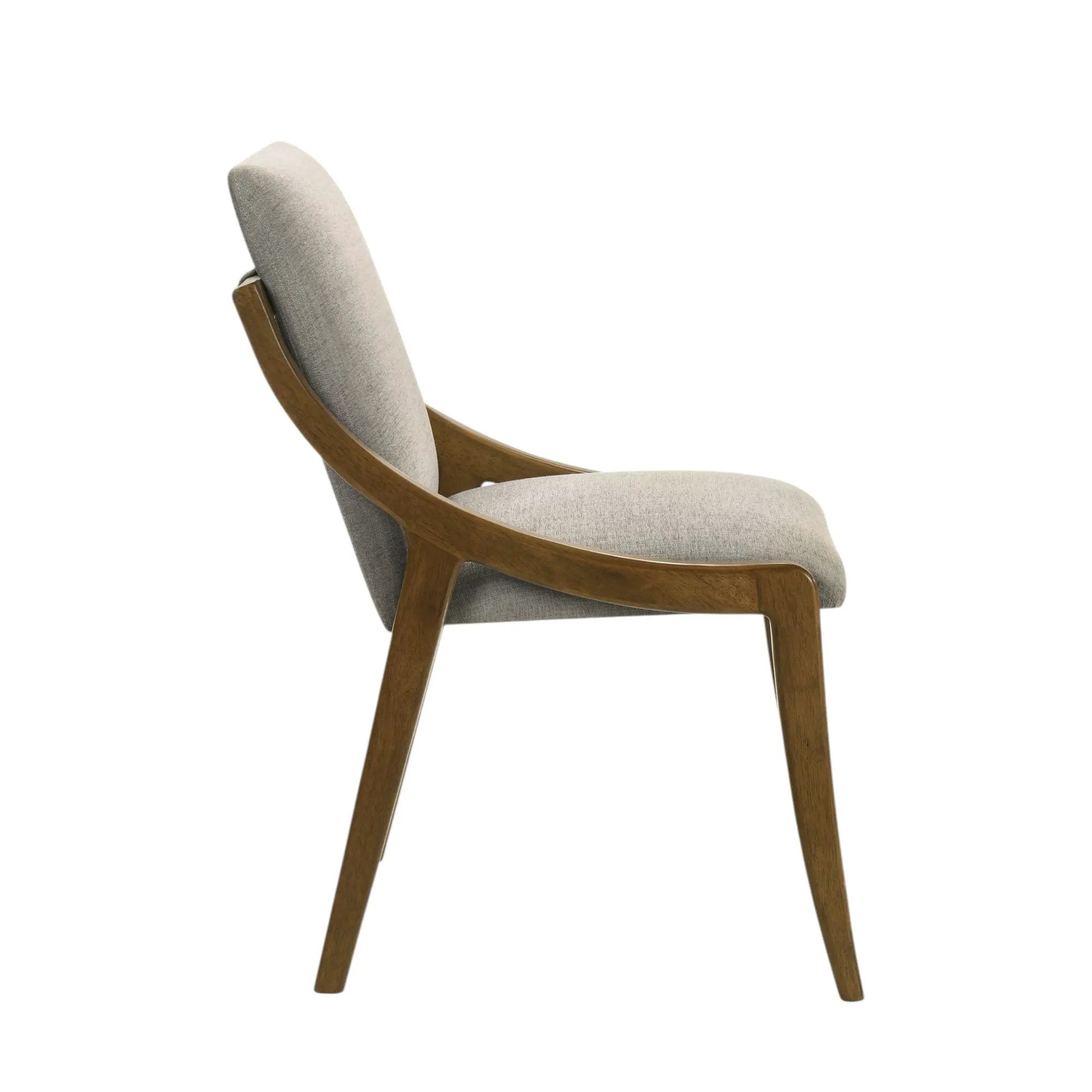 Danzel - Side Chair (Set of 2) - Gray / Oak by HouseOfZazla