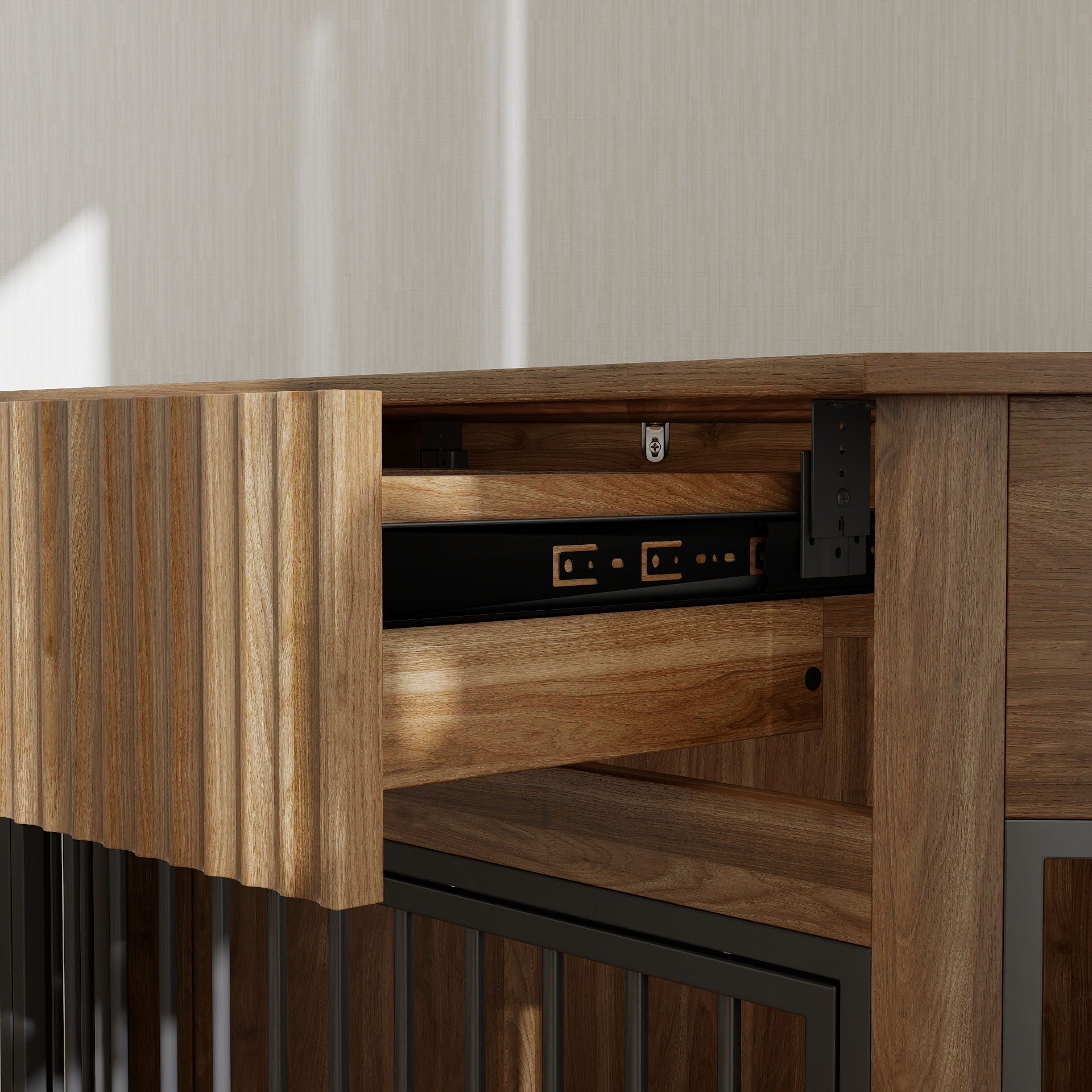 Corner Dog Crate by HouseOfZazla