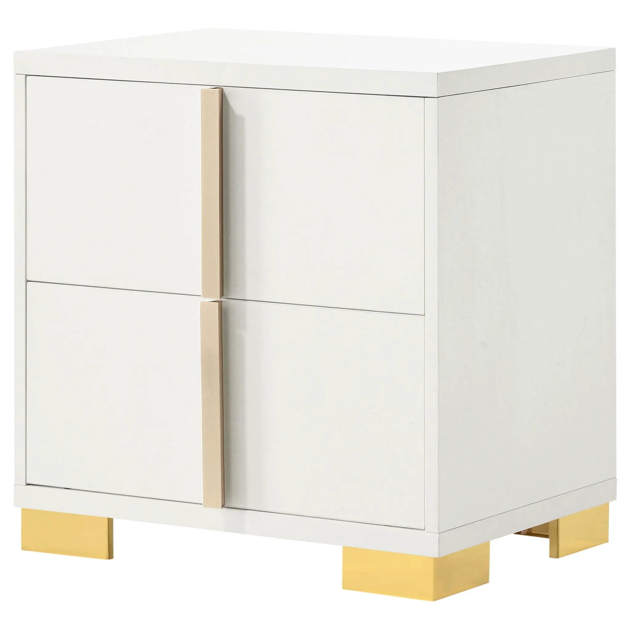 Marceline 2-drawer Nightstand White by Unique Piece Furniture