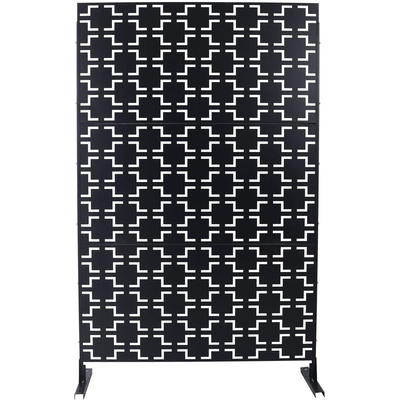 Outdoor & Indoor Metal Privacy Freestanding Decorative Screen by HouseOfZazla