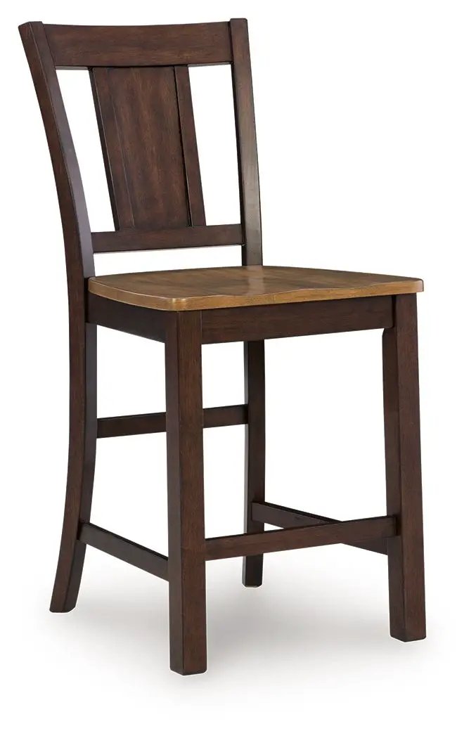 Rylandeen - Barstool (Set of 2) - Light Brown / Dark Brown by Unique Piece Furniture