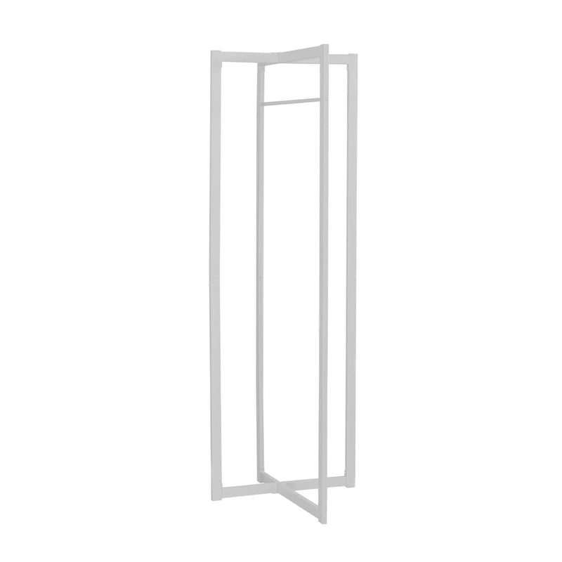 Coat Rack, Hall Tree, Free Standing, Hanging Bar, Entryway, For Contemporary & Modern - White by Unique Piece Furniture