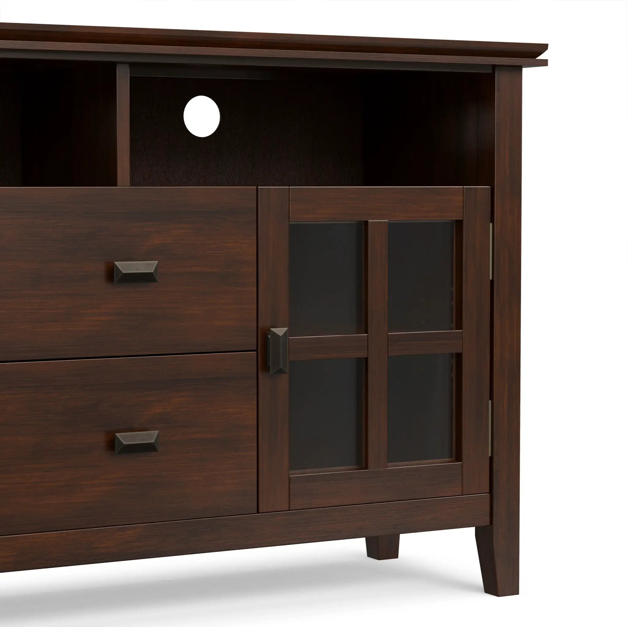 Artisan - TV Media Stand, Handcrafted - Russet Brown by Unique Piece Furniture