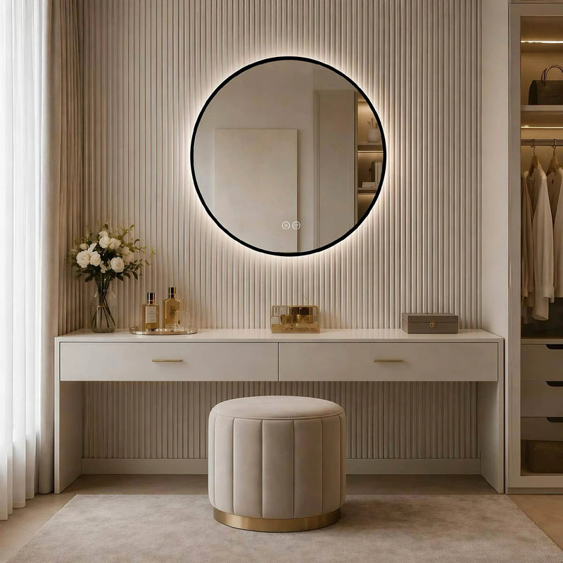 24" Round Bathroom Mirror by HouseOfZazla