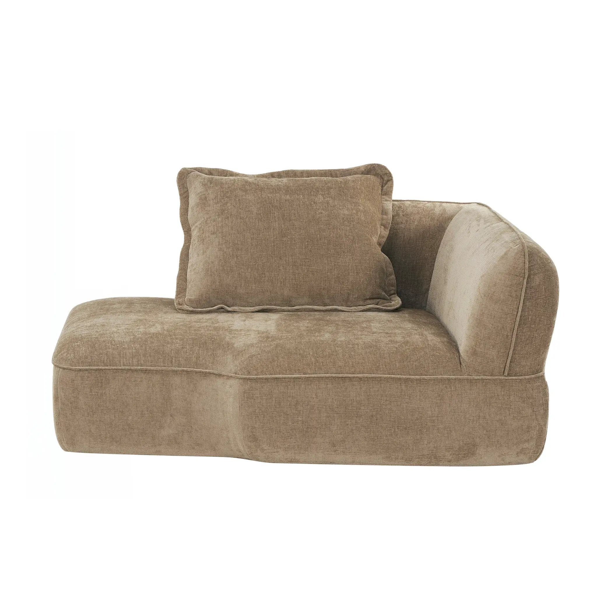 122" Modern L-Shaped Sectional Sofa with Chaise Lounge by HouseOfZazla