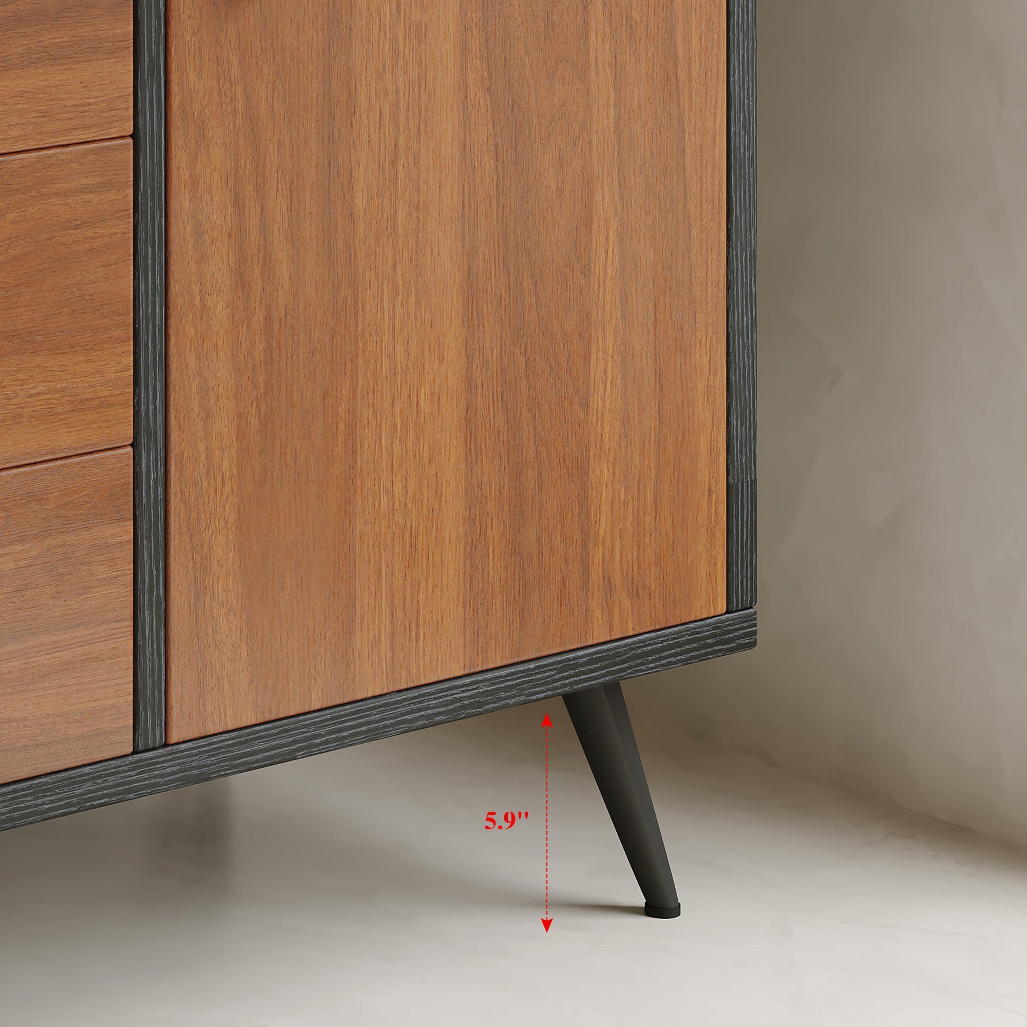Modern Free-Standing Bathroom Vanity with Ceramic Sink & Sintered Stone Top by HouseOfZazla