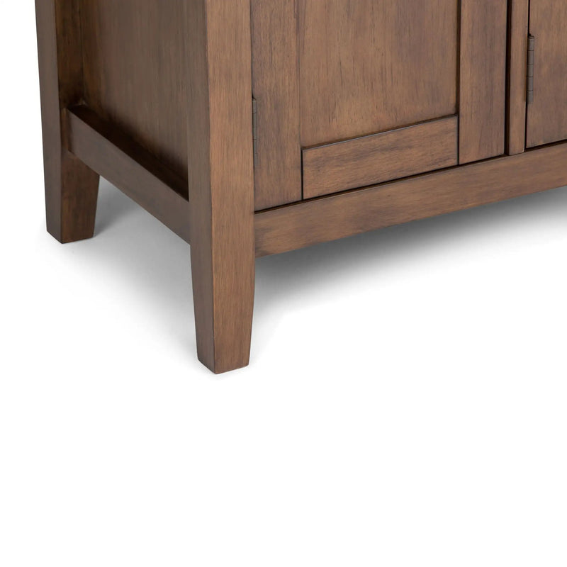Redmond - TV Media Stand - Rustic Natural Aged Brown by HouseOfZazla