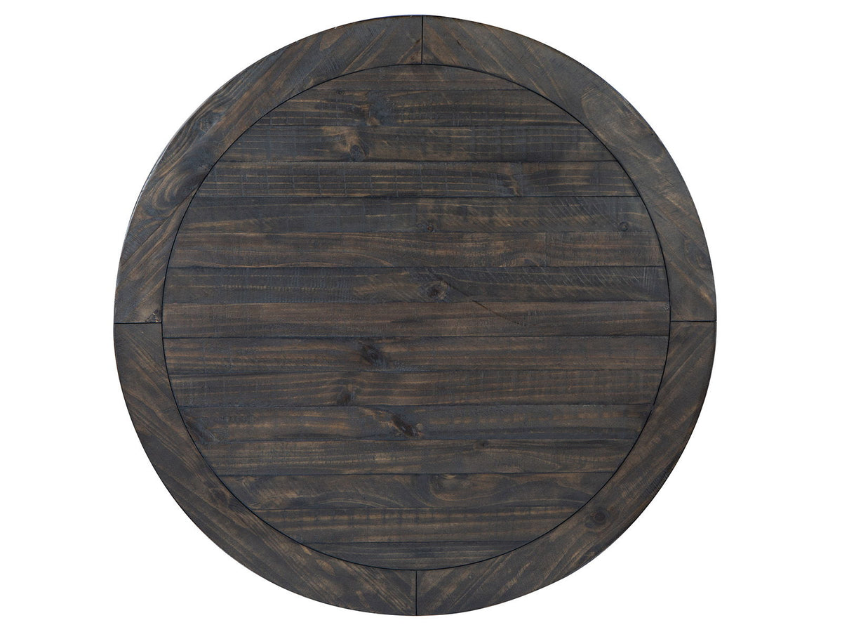 Boswell - Round Cocktail Table (With Casters) - Peppercorn, photo 5 of 7