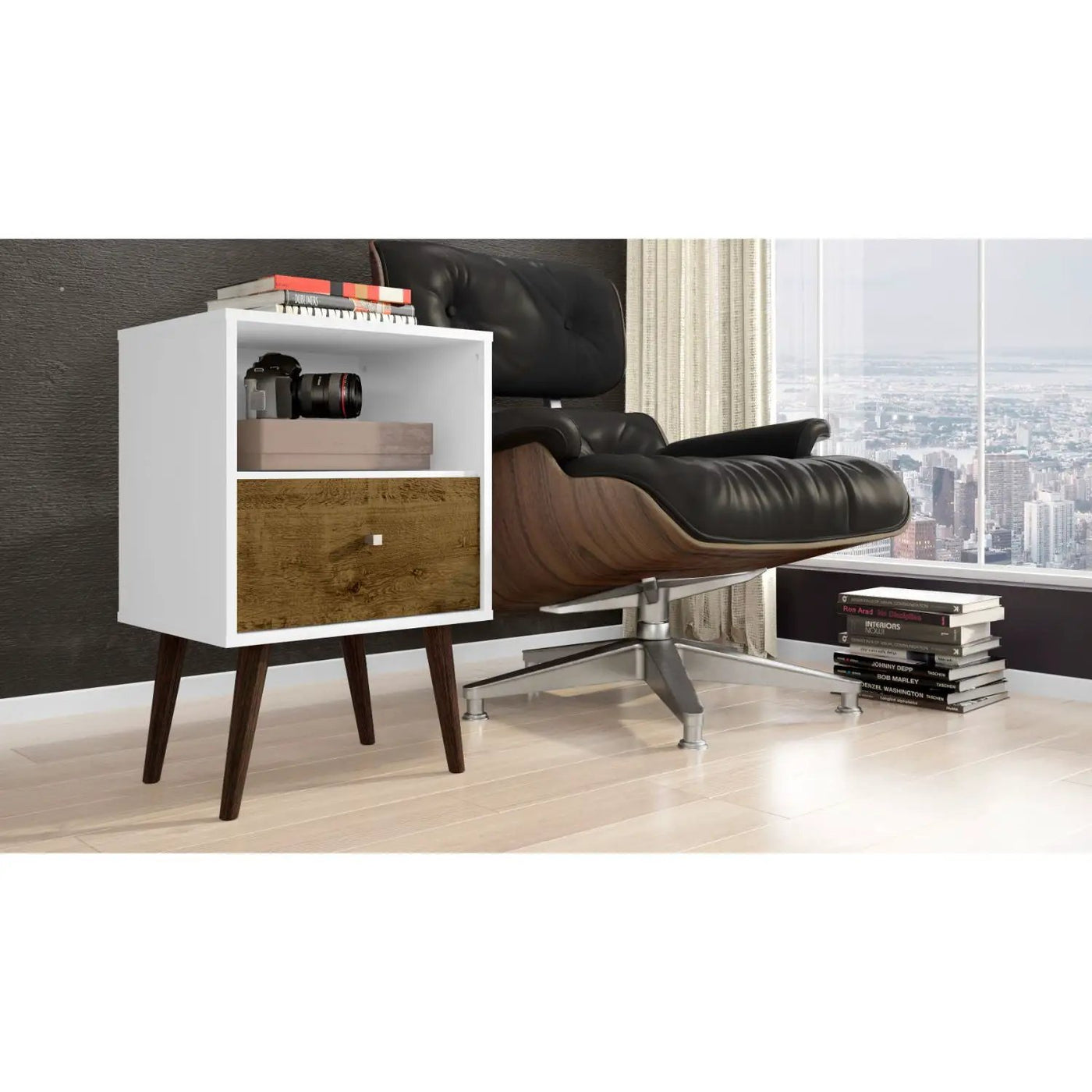 Liberty - Nightstand 1 Drawer For Bedroom by HouseOfZazla