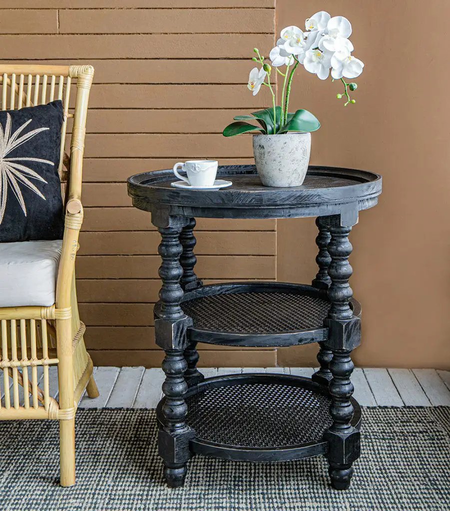 Round 3 Tiered Side Tabel, End Tabel For Lving Room Bedroom Entryway by Unique Piece Furniture