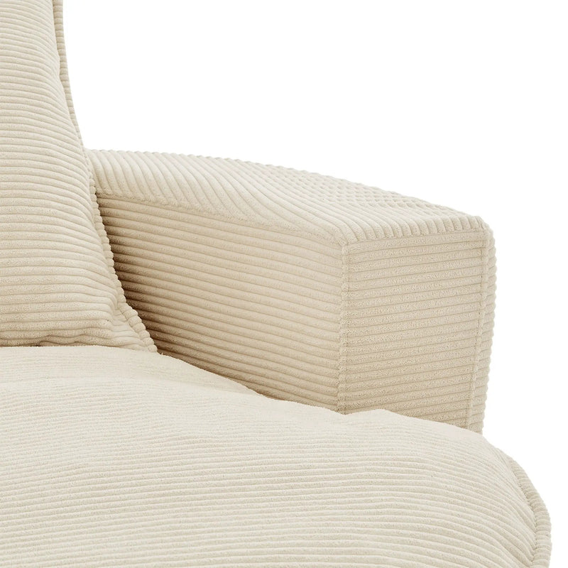 360° Swivel Accent Barrel Chair With Dual Layer Cushion And 3 Removable Pillows by HouseOfZazla