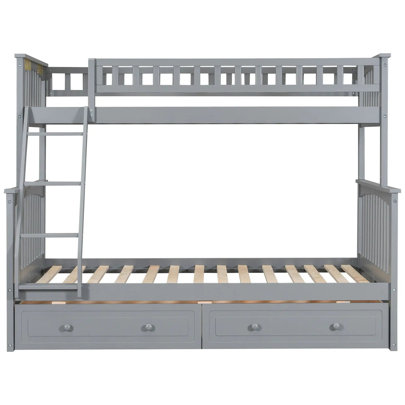 Bunk Bed With Drawers, Convertible Storage Bed by HouseOfZazla